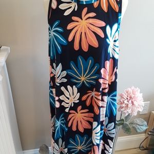 LOFT OUTLET Floral Sleeveless Dress